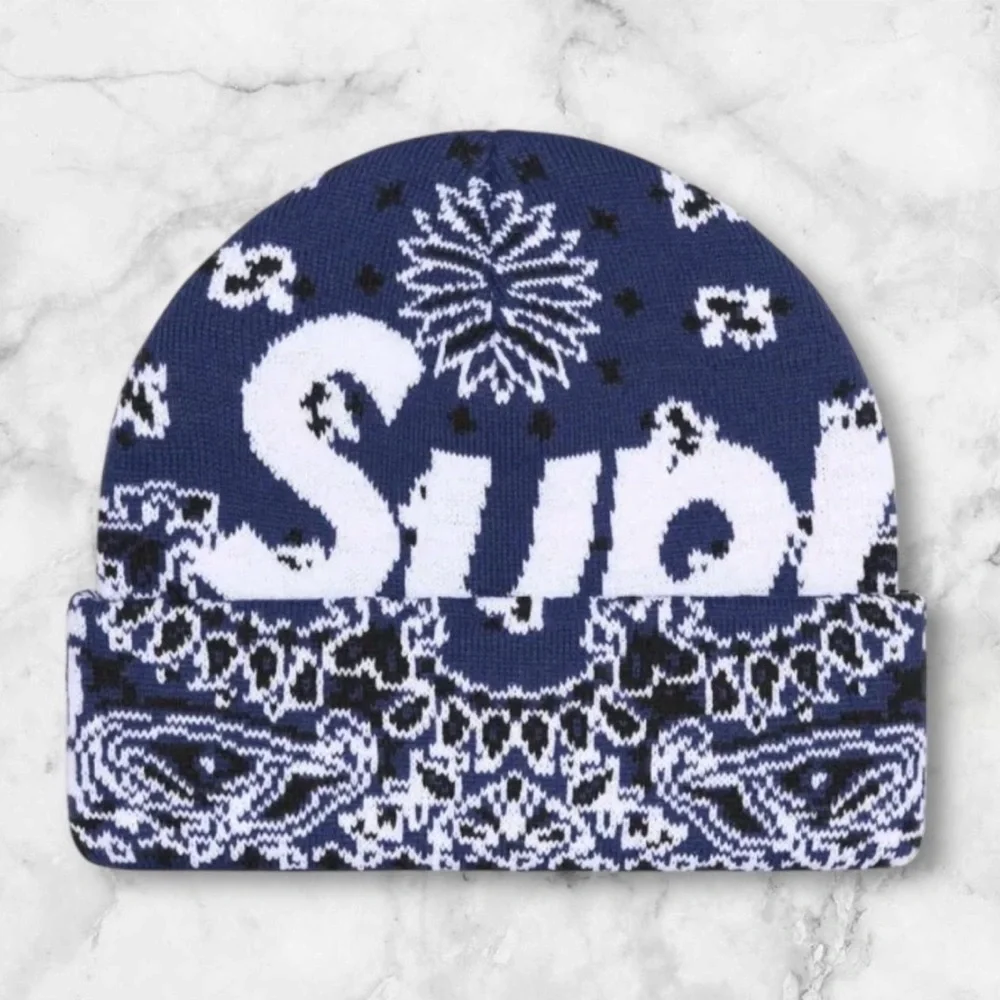 Supreme Blue Bandana Hat - Picture 1 of 1
